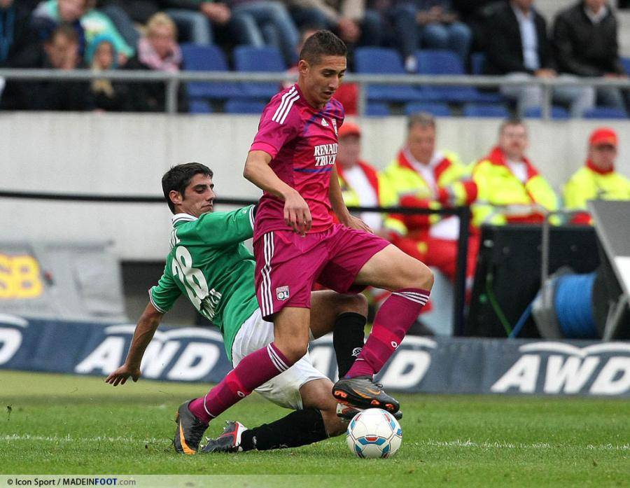 Belfodil, alors sous les couleurs de l'OL.