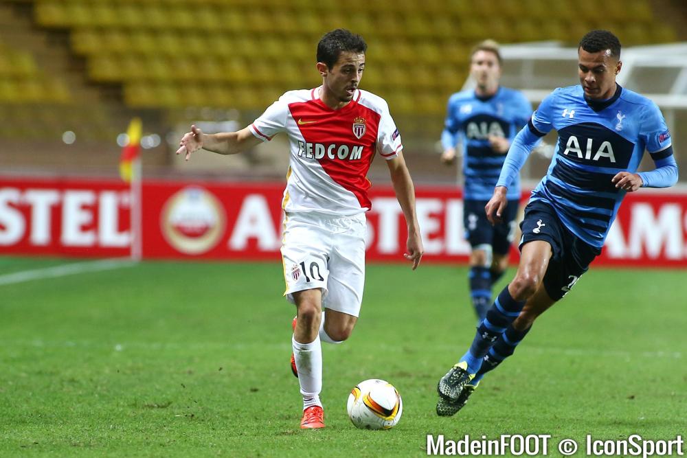 Bernardo Silva (AS Monaco) suscite l'intérêt de la Juventus de Turin.