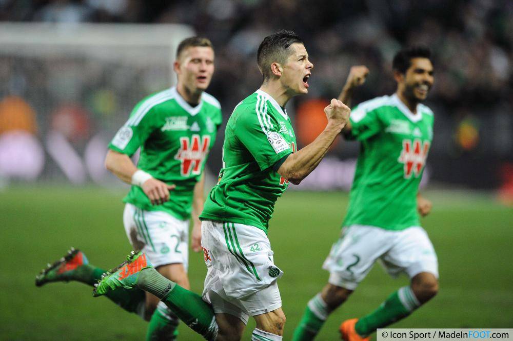 Les Verts de l'AS Saint-Etienne ont dominé l'AS Monaco