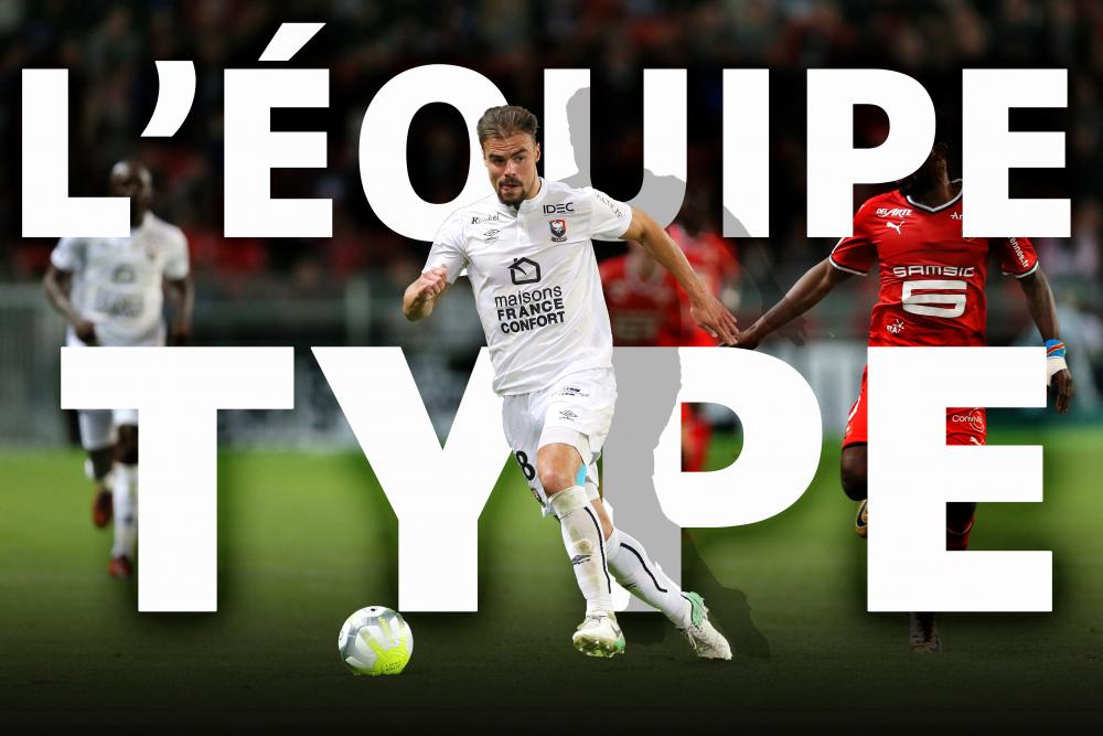 L'équipe-type de la 8e journée de Ligue 1.