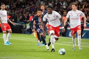 Axel Disasi, le défenseur central du Stade de Reims.
