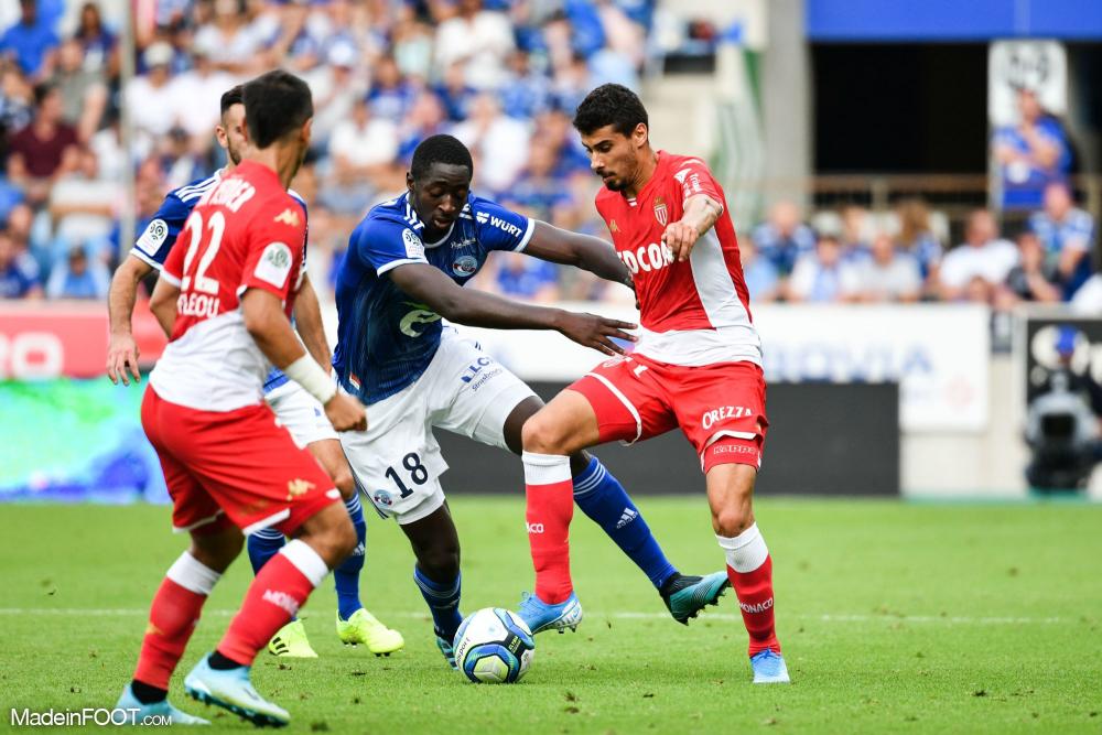 Le RC Strasbourg Alsace et l'AS Monaco se sont quittés sur un match nul (2-2), ce dimanche après-midi en Ligue 1.