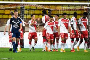 Les joueurs monégasques célébrant un but