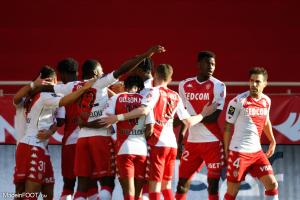 Les joueurs monégasques célébrant un but