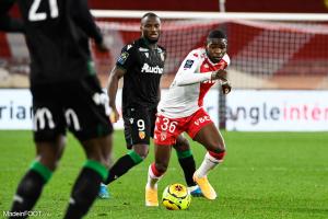 Eliot Matazo sous les couleurs de l'AS Monaco
