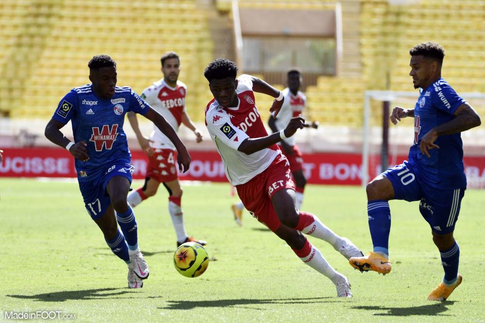L'AS Monaco a dominé le RC Strasbourg Alsace (3-2), ce dimanche après-midi en Ligue 1.
