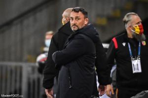 Franck Haise, l'entraîneur du RC Lens.