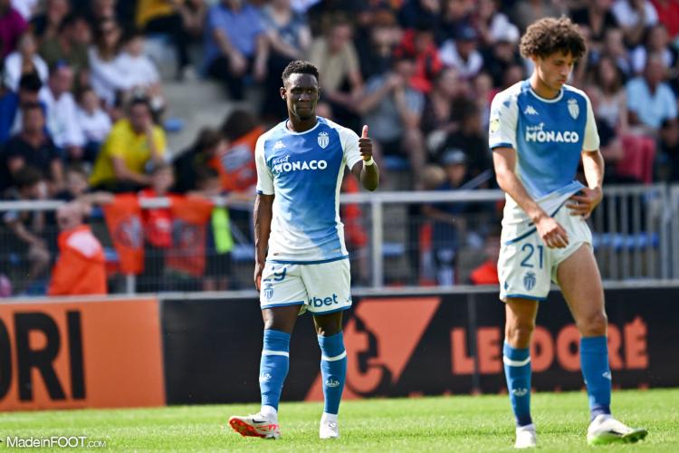 Ligue 1 - FC Lorient - AS Monaco : Folarin Balogun n'arrive pas à savourer son premier but avec l'ASM après le match nul