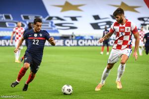 Wissam Ben Yedder avec l'équipe de France